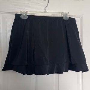 Black Swim Skirt Sz 16